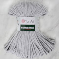 YarnArt Macrame Braided Knitting Yarn, Light Grey -756