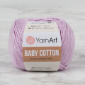 YarnArt Baby Cotton Açık Lila El Örgü İpi - 416