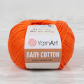 YarnArt Baby Cotton Turuncu El Örgü İpi - 421