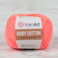 YarnArt Baby Cotton Neon Pembe El Örgü İpi - 424