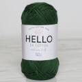 Hello Knitting Yarn, Dark Green- 135