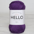 Hello Knitting Yarn, Purple - 143
