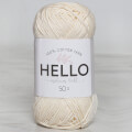 Hello Knitting Yarn, Cream - 156