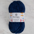 Kartopu Yumurcak Velvet Knitting Yarn, Dark Blue - K635