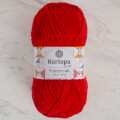Kartopu Yumurcak Velvet Knitting Yarn, Red - K165