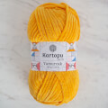 Kartopu Yumurcak Velvet Knitting Yarn, Yellow - K320