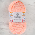 Kartopu Yumurcak Velvet Knitting Yarn, Pinkish Orange - K218