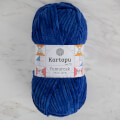 Kartopu Yumurcak Velvet Knitting Yarn, Saxe Blue - K524