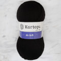 Kartopu Ak-Soft Knitting Yarn, Black - K940