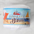 Himalaya Bikini Knitting Yarn, White - 80601