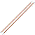 KnitPro Zing 5.5 mm 35 cm Metal Knitting Needles, Sienna - 47302