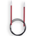 KnitPro Royale 4.00 mm 100 cm Fuşya Fixed Circular Needle, Fuchsia Fan - 29115