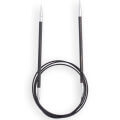 KnitPro Royale 4.50 mm 100 cm Fixed Circular Needle, Grey Onyx - 29116