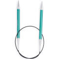 KnitPro Zing 8 mm 60 cm Metal Circular Needle, Emrald - 47106
