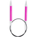 KnitPro Zing 10 mm 60 cm Metal Circular Needle, Ruby - 47108