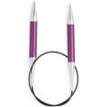 KnitPro Zing 12 mm 60 cm Metal Circular Needle, Purple Velvet - 47109