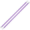 KnitPro Zing 7 mm 35 cm Metal Knitting Needles, Amethyst - 47305