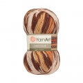 YarnArt Crazy Color Knitting Yarn, Variegated - 138