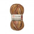 YarnArt Crazy Color Knitting Yarn, Variegated - 131