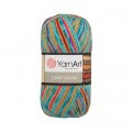 YarnArt Crazy Color Knitting Yarn, Variegated - 157