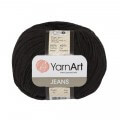 YarnArt Jeans Knitting Yarn, Black - 53