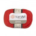 YarnArt Jeans Knitting Yarn, Orange - 56