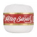 Altinbasak 26/6 Thick Classic Lace Thread, White - White