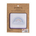 Make it 15x9.5 cm Embroidery Kit, Rainbow - 585191