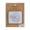 Make it 15x14 cm Embroidery Kit, Whale - 585190