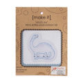 Make it 15x15 cm Embroidery Kit, Dinosaur - 585192
