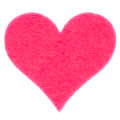 La Mia 25 Pieces Heart Shaped Felt Die Cut, Large, Neon Pink - FS309-M26