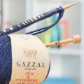 Gazzal Silk&Cashmere Mor El Örgü İpi - 457