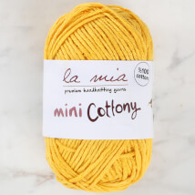 La Mia Pastel 100% Cotton Yarn, Mustard Yellow - L061