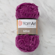 Yarnart Mink Yarn, Fleece Yarn, Fluffy Yarn, Bulky Yarn, Effect Yarn,  Yarnart Mink, 50g, Fur Yarn, Baby Yarn, Soft Yarn, Eyelash Yarn -   Sweden