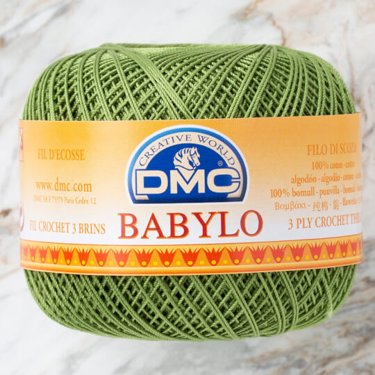 Dmc Babylo 50gr Yeşil Merserize Dantel ve Ağ İpliği No:10 - 3346