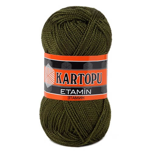 Kartopu Etamin 30gr Koyu Yeşil Nakış İpliği - K410