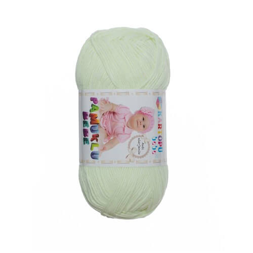 Kartopu Pamuklu Bebe Baby Cotton Açık Sarı Bebek Yünü - K475