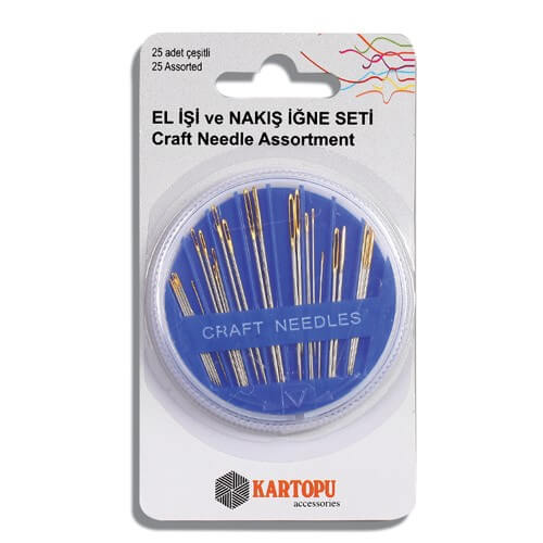 Kartopu El İşi ve Nakış Karışık İğne Seti - K002.1.0015