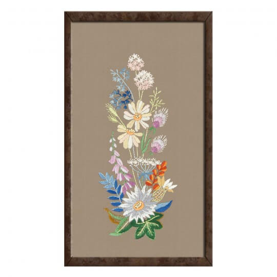 Duftin 40x50 Çiçek Desenli Tablo Çin İğnesi Nakış  Kiti - 14335-AA0992
