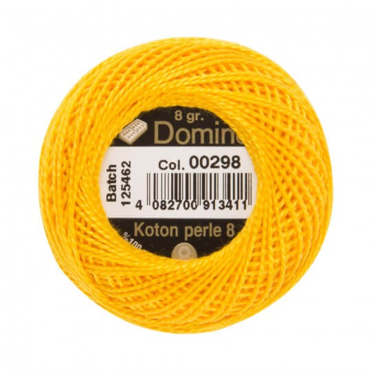 Domino Koton Perle 8gr Sarı No:8 Nakış İpliği - 00298