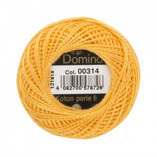 Domino Koton Perle 8gr Sarı No:8 Nakış İpliği - 00314