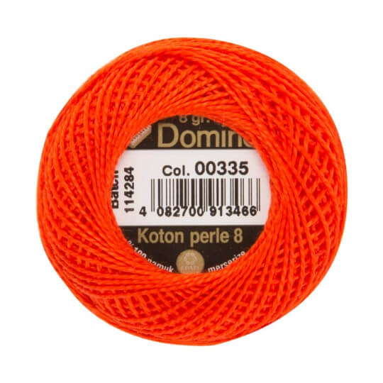 Domino Koton Perle 8gr Turuncu No:8 Nakış İpliği - 00335