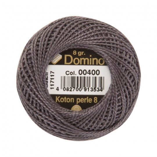 Domino Koton Perle 8gr Gri No:8 Nakış İpliği - 00400