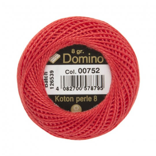 Domino Koton Perle 8gr Kırmızı No:8 Nakış İpliği - 00752