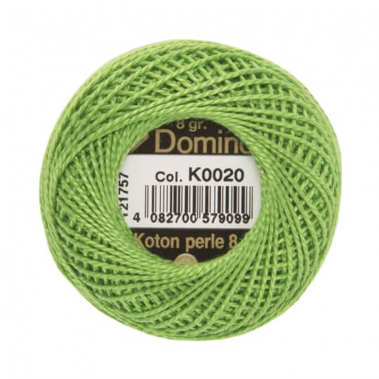 Domino Koton Perle 8gr Yeşil No:8 Nakış İpliği - K0020