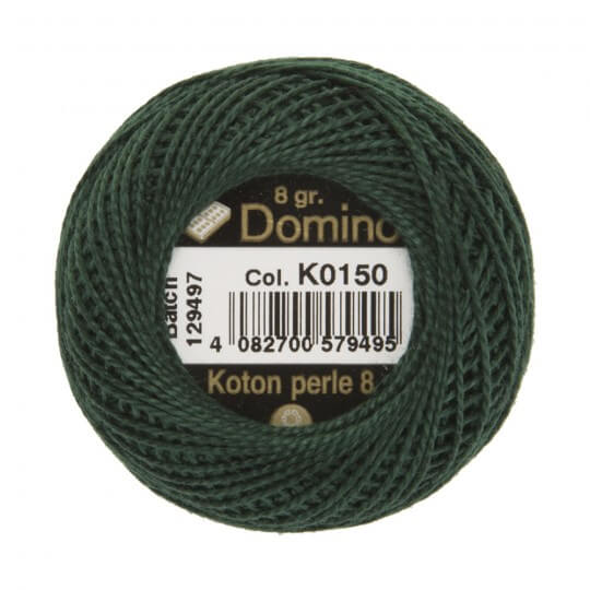 Domino Koton Perle 8gr Yeşil No:8 Nakış İpliği - K0150