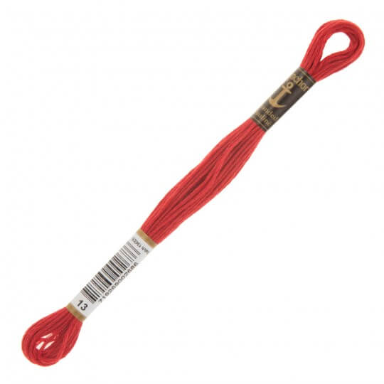 Anchor Muline 8m Kırmızı Nakış İpliği - 0013