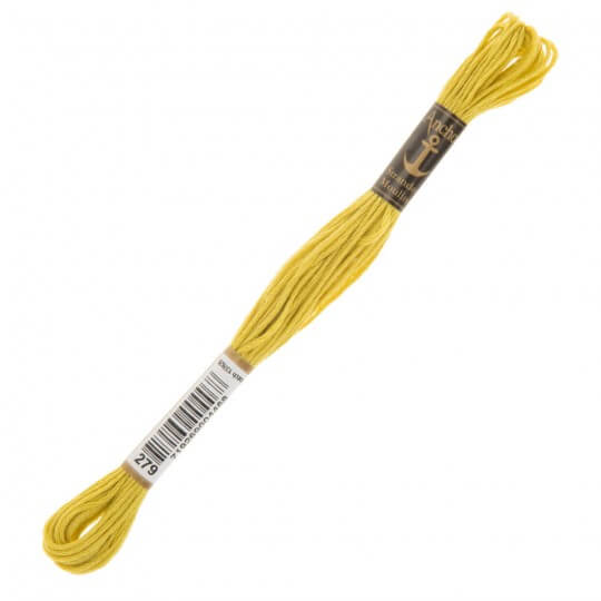 Anchor Muline 8m Sarı Nakış İpliği - 0279