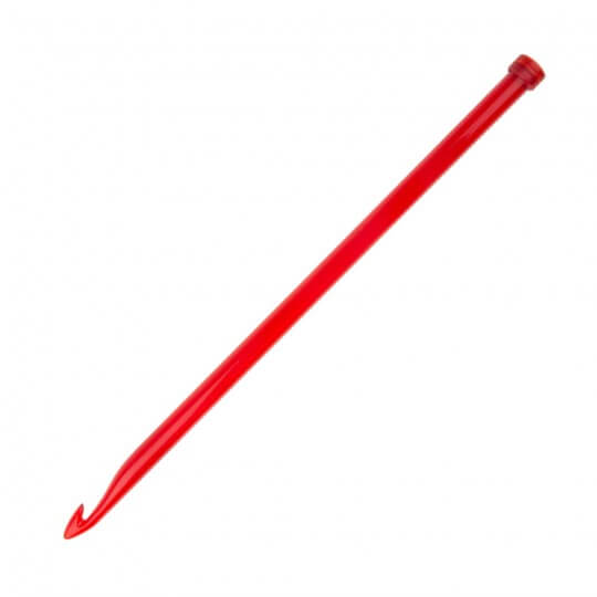 KnitPro Trendz 12 mm 30 cm Kırmızı Gagalı Şiş Tunus Tığı - 51409