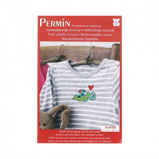 Permin 10x10 Kaplumbağa Desenli Mini Etamin Kiti - 794765